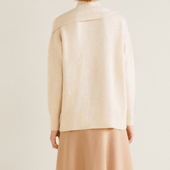 Mango Built-in Scarf Sweater - Picture 5 of 13